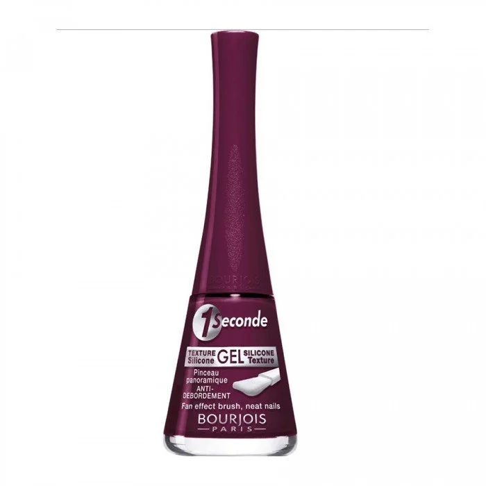 Bourjois 1 Seconde Nail Polish 12 Rouge Obscur
It gives your nails that salon smooth finish in 1 second thanks to its gel texture.
Its one-coat gel formula, enriched with silicon gives nails the perfect curve and an ultr | Veela Beauty Bourjois 1 Seconde Nail Polish 12 Rouge Obscur
It gives