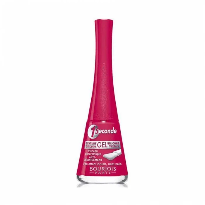 Bourjois 1 Seconde Nail Polish 59 Fuchsianista
It gives your nails that salon smooth finish in 1 second thanks to its gel texture.
Its one-coat gel formula, enriched with silicon gives nails the perfect curve and an ultr | Veela Beauty Bourjois 1 Seconde Nail Polish 59 Fuchsianista
It gives