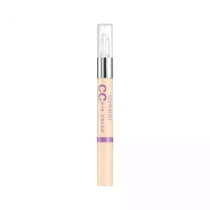 Bourjois 123 Perfect Cc Eye Cream Concealer 23 Beige Dore
The skincare action of an eye cream the colour correction of a concealer. Its multi-care formula and its smoothing silicon applicato.
Camouflages imperfections a | Veela Beauty Bourjois 123 Perfect Cc Eye Cream Concealer 23 Beige