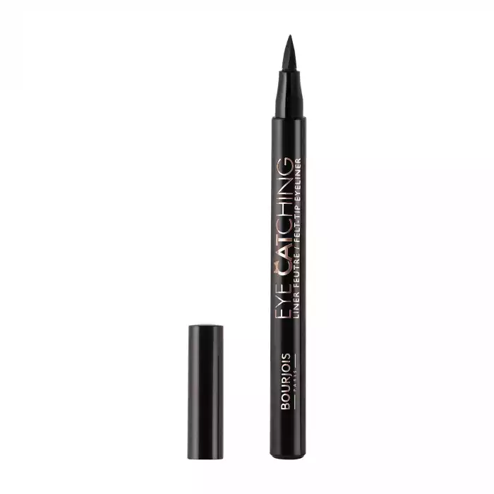 Bourjois Eye Catching Liner 01 Black Eyeliner
Impactful and mischievous feline effect.
Easy glide and silky black formula.
Facilitates achieving cats eye look.
Redesigned unique one-sided flat tip with. | Veela Beauty Bourjois Eye Catching Liner 01 Black Eyeliner
Impactful and
