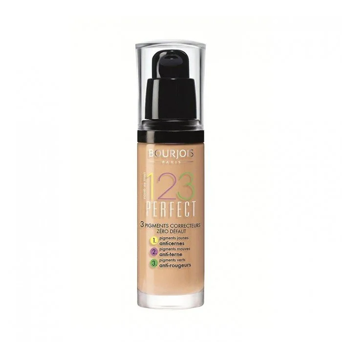 Bourjois 123 Perfect Foundation 55 Dark Beige | Veela Beauty Bourjois 123 Perfect Foundation 55 Dark Beige | Veela Beauty