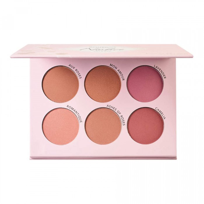 Lend yourself a striking look by using this blush palette that comes with six stunning shades. A true must-have, this palette is designed to suit all skin tones and is perfect for quick, on-the-moment touch-ups. Multi | Veela Beauty Lend yourself a striking look by using this blush palette that comes with six stunning shades Face | Veela Beauty