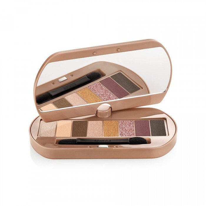 Its a true eyeshadow palette with complementary nuances.
Lasts up to 12 hours.
The double-ended applicator provides easy blending and definition.
Its soft texture means you can build volume.
The compact shader can be ap | Veela Beauty Its a true eyeshadow palette with complementary nuances |