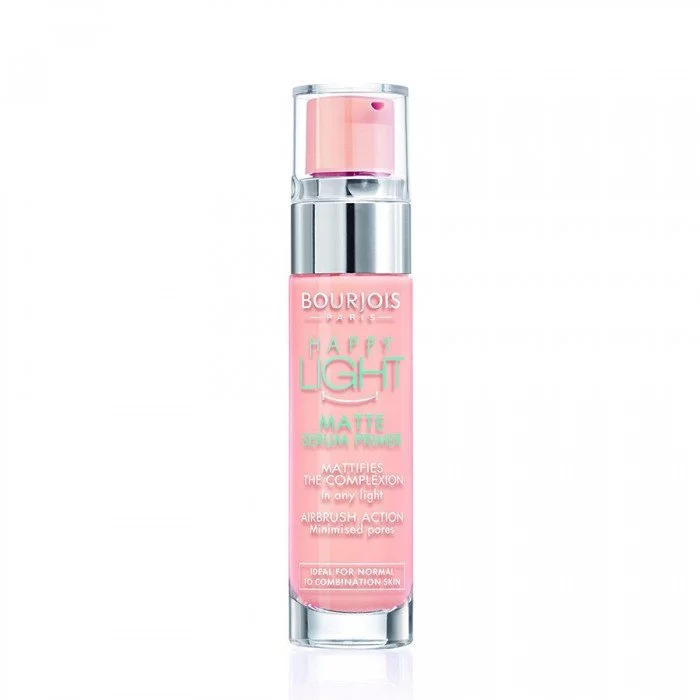 Bourjois NEW Paris Happy Light Matte Serum Primer prep and prime the skin for a matte or luminous complexion in any light.
Its feather-light texture leaves skin soft and moisturised, with airbrush action. | Veela Beauty Bourjois NEW Paris Happy Light Matte Serum Primer prep and