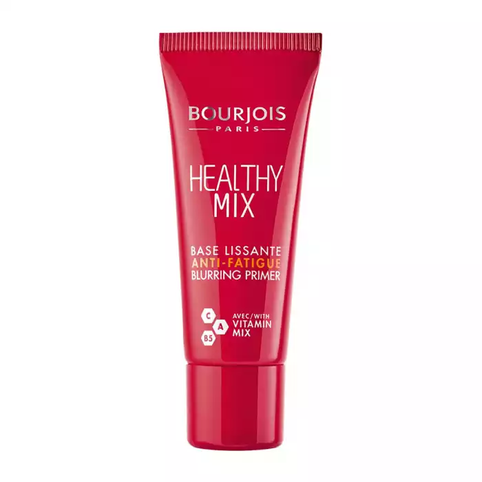 Another ally joins the beautiful skin group! Bourjois Healthy Mix Primer allows you to easily get a fresh and radiant complexion thanks to its amazing formula enriched with Vitamins C, E and B5. This light primer effect | Veela Beauty Another ally joins the beautiful skin group | فييلا