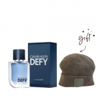 Calvin Klein Defy Eau De Toilette + Free Hat Bundle