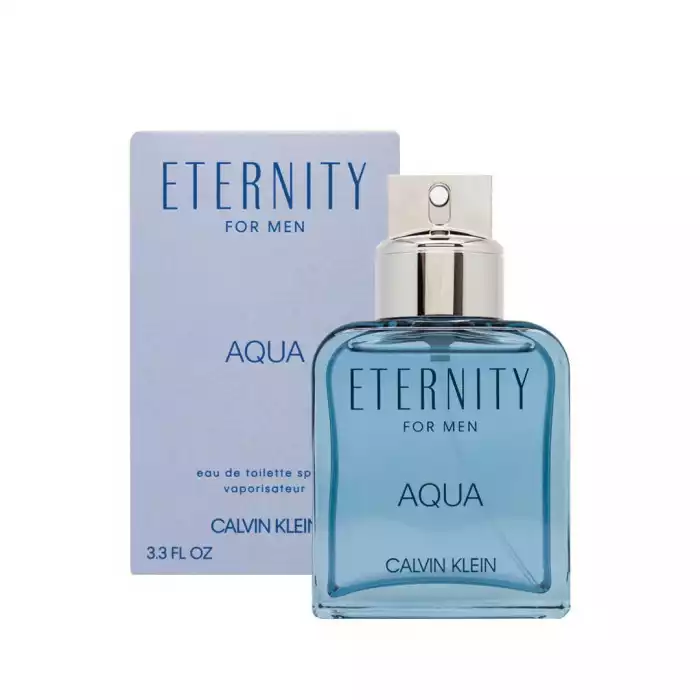 نضارة المحيط والسحر السهل للرجل الراقي الواثق يجتمعان في عطر Eternity for Men Aqua من Calvin Klein. عطر حديث وطبيعي ، Eternity for Men Aqua يعرض الأناقة النهارية بدون مجهود مع مزيج مميز من المكونات المائية والخشبية. | فييلا بيوتي نضارة المحيط والسحر السهل للرجل