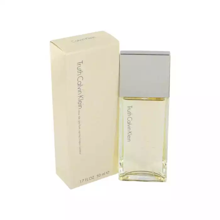 Calvin Klein Truth Is A Refreshing, Oriental, Woody Fragrance For Women. This Scent Contains A Fresh Natural Blend Of Rich Woods That React To Individual Skin Chemistry. It Is Recommended As A Daytime Perfume. Top Notes | Veela Beauty Calvin Klein Truth Is A Refreshing, Oriental, Woody