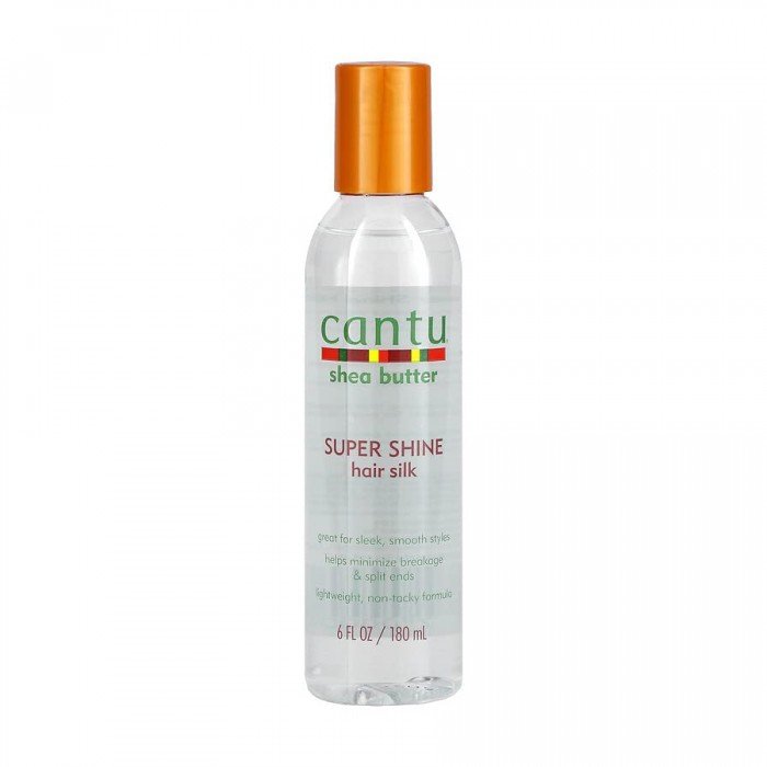 Cantu Shea Butter Super Shine Hair Silk moisturizes dry, brittle hair without heavy buildup. It strengthens hair to prevent breakage. Cantu Super Shine Hair Silk also protects hair against the damage caused by heat and s | Veela Beauty Cantu Shea Butter Super Shine Hair Silk moisturizes dry