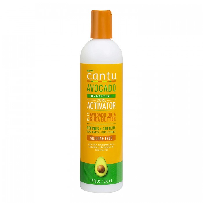 Cantu Avocado Curl Activator Cream With Avocado Oil Shea Butter 12 Ounce -Provides frizz-free volume while enhancing natural curl pattern -Shea butter, avocado oil, aloe, mango seed butter, and olive oil increase moistur | Veela Beauty Cantu Avocado Curl Activator Cream With Avocado Oil Shea