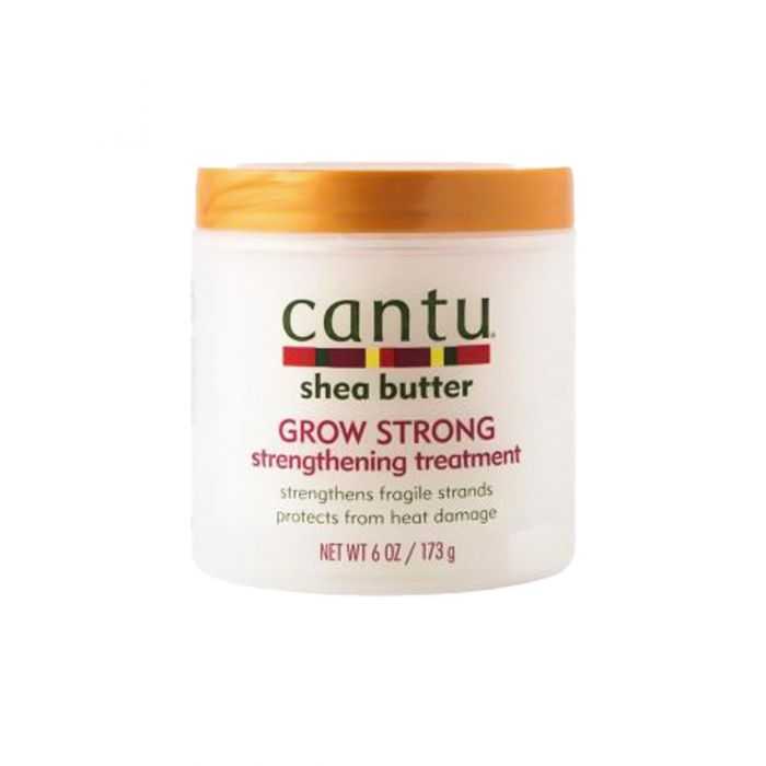 Made with pure Shea Butter to replace vital moisture revealing stronger, healthier hair with a natural shine. Cantu Grow Strong Strengthening Treatment helps protect against breakage before it starts and encourages st | Veela Beauty | فييلا بيوتي