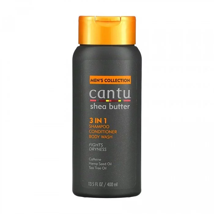 Cantu Shea Butter Mens 3 In 1 Shampoo Conditioner Body