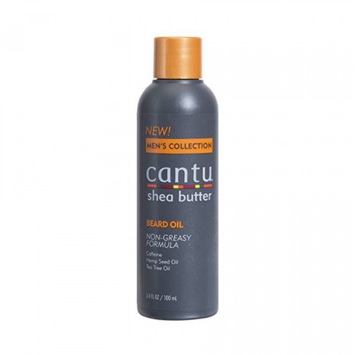 Cantu Mens collection beard oil has a unique blend of caffeine, Hemp Seed Oil, and tea tree oil to seal in moisture to soften and nourish hair. Hemp Seed Oil and shea butter deeply nourish hair leaving a soft finish. Sh | Veela Beauty Cantu Mens collection beard oil has a unique blend of