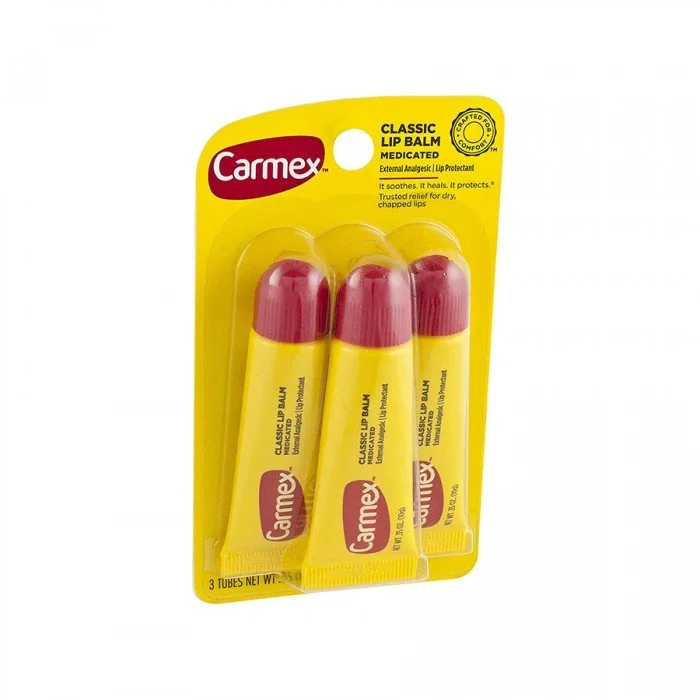 Carmex Moisturizing Lip Balm 3 pcs | فييلا بيوتي