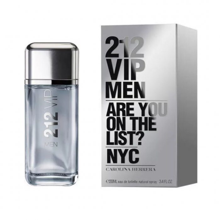Carolina Herrera 212 Vip Men Eau De Toilette Is An Oriental Woody Fragrance That Features Contrasting Notes In Order To Create A Statement Fragrance, Inspired By The Style Of The New York Party Elite. The Perfume Opens W | Veela Beauty Carolina Herrera 212 Vip Men Eau De Toilette Is An Oriental Woody Fragrance That Features Contrasting Notes In Order To Create A Statement Fragrance, Inspired By The Style Of The New York Party Elite Perfumes & Fragrances | Veela Beauty
