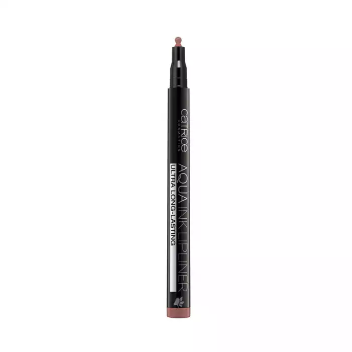 The Aqua Ink Lip liner distributes the innovative, water-based texture via a ball applicator to accurately outline the lips. When the formula is absorbed, it leaves a tinting effect that colors the lips in semi-permanent | Veela Beauty The Aqua Ink Lip liner distributes the innovative