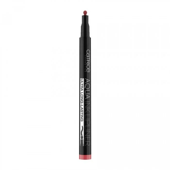 The Aqua Ink Lip liner distributes the innovative, water-based texture via a ball applicator to accurately outline the lips. When the formula is absorbed, it leaves a tinting effect that colors the lips in semi-permanent | Veela Beauty The Aqua Ink Lip liner distributes the innovative