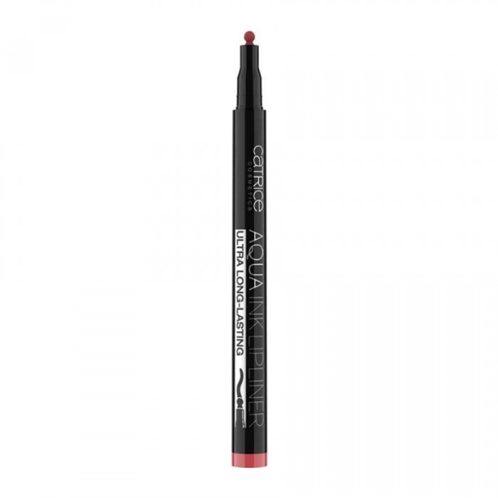 The Aqua Ink Lip liner distributes the innovative, water-based texture via a ball applicator to accurately outline the lips. When the formula is absorbed, it leaves a tinting effect that colors the lips in semi-permanent | Veela Beauty The Aqua Ink Lip liner distributes the innovative