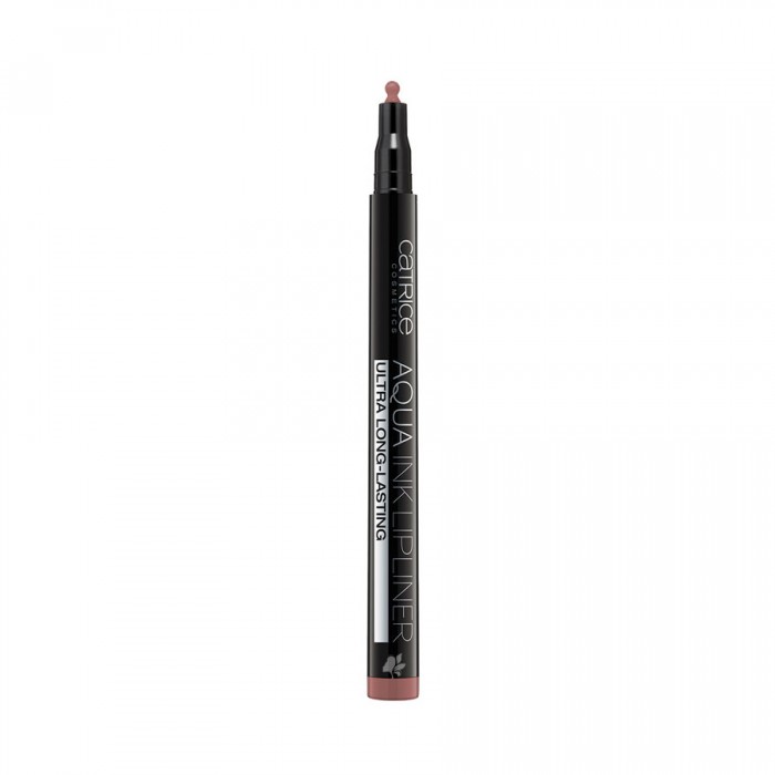 The Aqua Ink Lip liner distributes the innovative, water-based texture via a ball applicator to accurately outline the lips. When the formula is absorbed, it leaves a tinting effect that colors the lips in semi-permanent | Veela Beauty The Aqua Ink Lip liner distributes the innovative