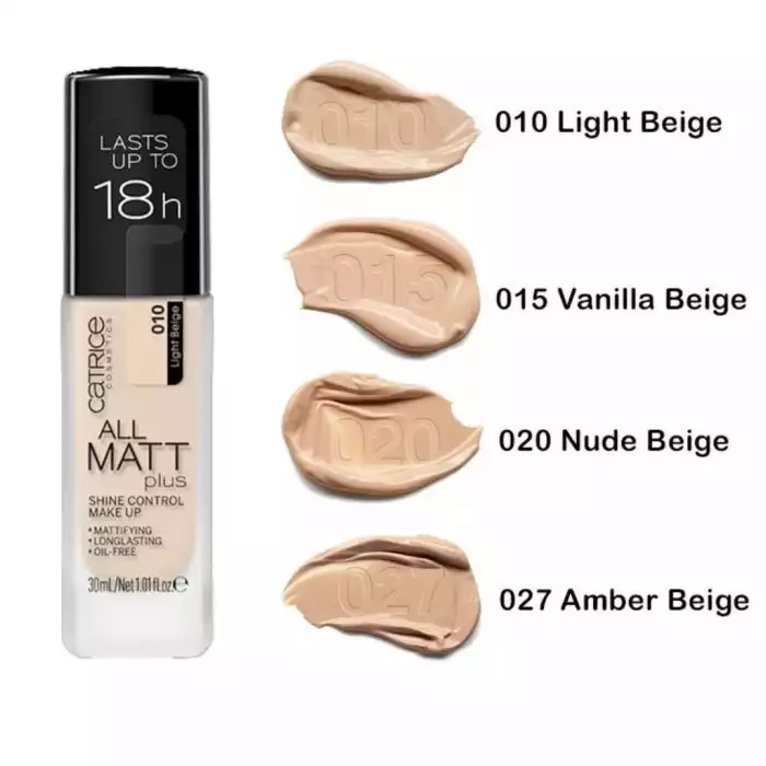 Catrice All Matt Plus Shine Control Foundation 027 Amber Catrice All Matt Plus Shine Control Foundation 027 Amber