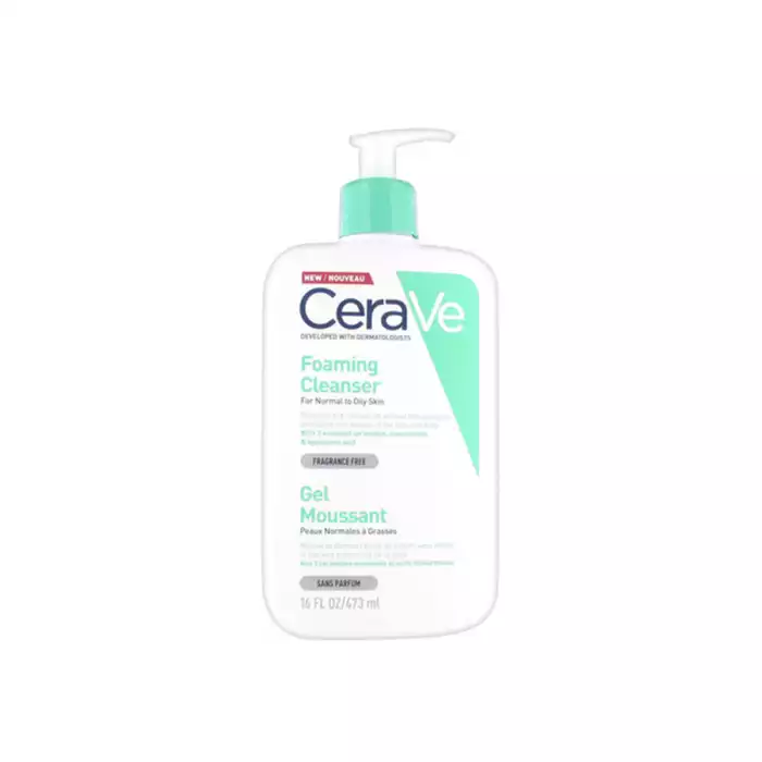 منظف رغوي Cerave للبشرة العادية إلى منظف رغوي Cerave للبشرة العادية إلى