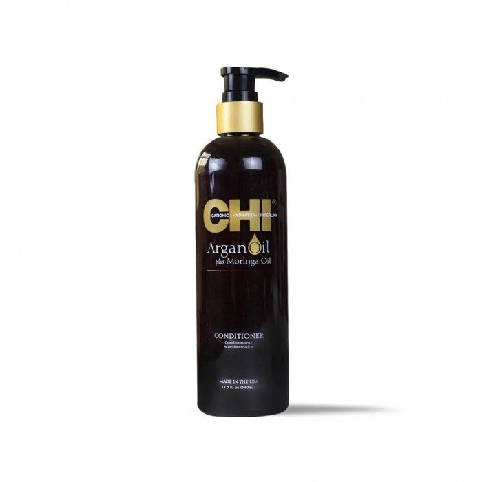 This conditioner instantly restores moisture as it is enriched with Vitamin E, moringa oil and ceramic compound while reconstructs frizzy and damaged hair. Series: Argan Oil with Moringa Oil Blend Conditioner. Gender: Un | Veela Beauty This conditioner instantly restores moisture as it is