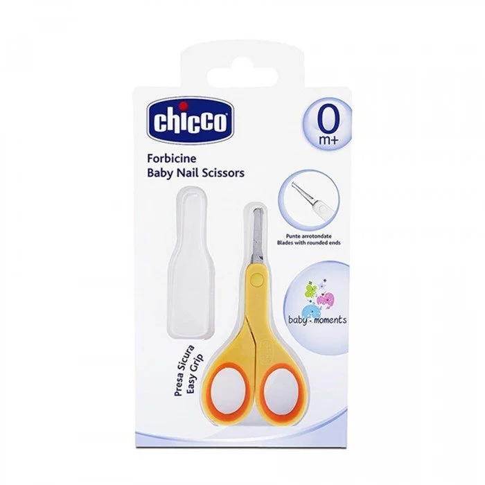 Chicco Baby Nail Scissors Orange
They come with a cover to