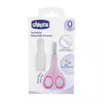 Chicco Baby Short Blade Scissors Pink 0 Month
