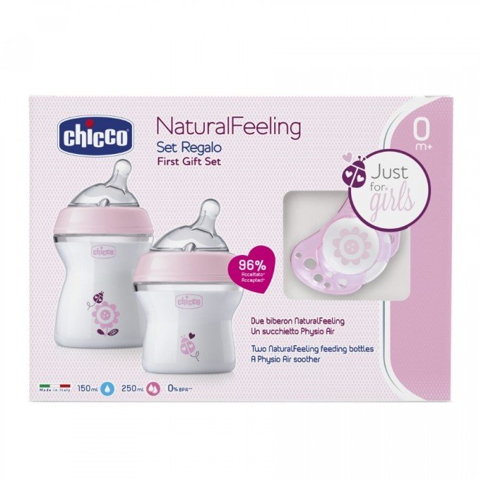 Chicco Natural Feeling First Gift Set 3 pcs
Special finish
