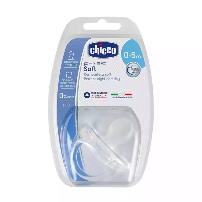 Chicco Physio Forma Soother Soft 0-6 Months White 1pcs
Soft and rounded shield allows comfortable lip support and reduces saliva stagnation.
Active teat favours the correct growth of the mouth.
Offers extra soft sensatio | Veela Beauty Chicco Physio Forma Soother Soft 0-6 Months White 1pcs
Soft