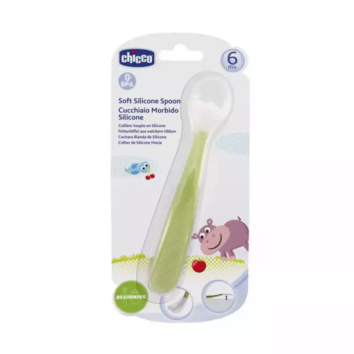 Chicco Silicone Softly Spoon 6m+
Fosters a hygienic craftsmanship that avoids affecting the little ones health.
Attuned with resolute material that proffers extensive utilisation.
Cutlery designed for weaning, colourful | Veela Beauty Chicco Silicone Softly Spoon 6m+
Fosters a hygienic