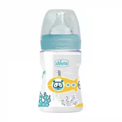 Chicco Well Being Colors Bottle Silicone 0 Month For