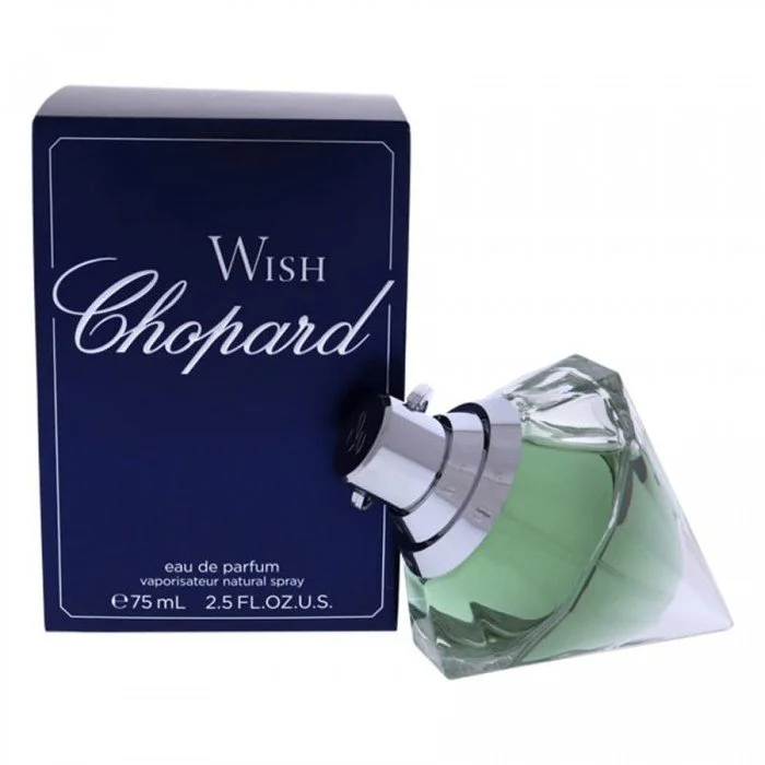 Wish (Eau de Parfum) is a perfume by Chopard The fragrance was released in 1997. Suitable for Fall & Winter, recommended for Night Out & Evening The scent is oriental-floral. A sweet blend of creamy and gourmand notes, | Veela Beauty Wish (Eau de Parfum) is a perfume by Chopard The fragrance