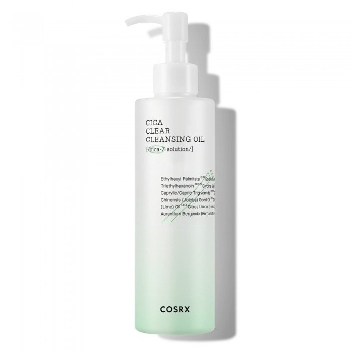 Cosrx Pure Fit Cica Clear Cleansing Oil is a plant-based