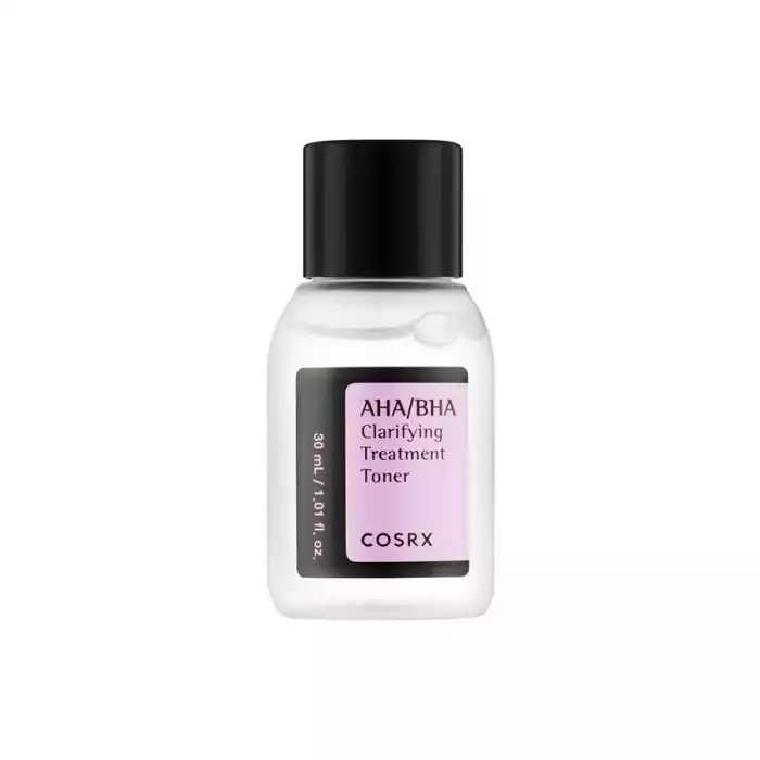 Cosrx AHA BHA Clarifying Treatment Toner 30 ML This advanced toner formulation effectively reduces the appearance of whiteheads Cosrx AHA BHA Clarifying Treatment Toner 30 ML This advanced toner formulation effectively reduces the appearance of whiteheads