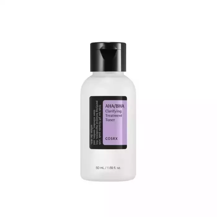 Cosrx AHA/BHA Clarifying Treatment Toner 50 ml This advanced toner formulation effectively reduces the appearance of whiteheads Cosrx AHA/BHA Clarifying Treatment Toner 50 ml This advanced toner formulation effectively reduces the appearance of whiteheads