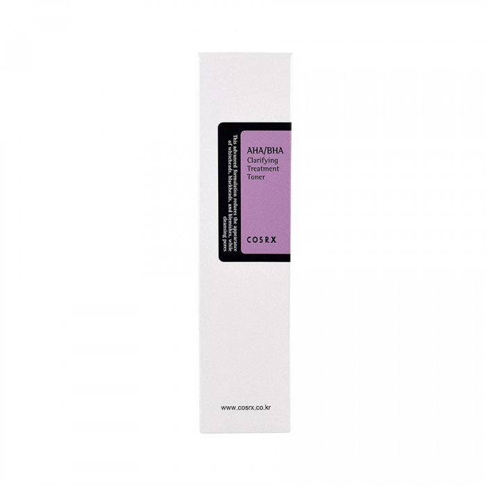 Cosrx AHA/BHA Clarifying Treatment Toner 150ml / Korean cosmetics Gentle Exfoliation: This toner contains a blend of AHA (Alpha