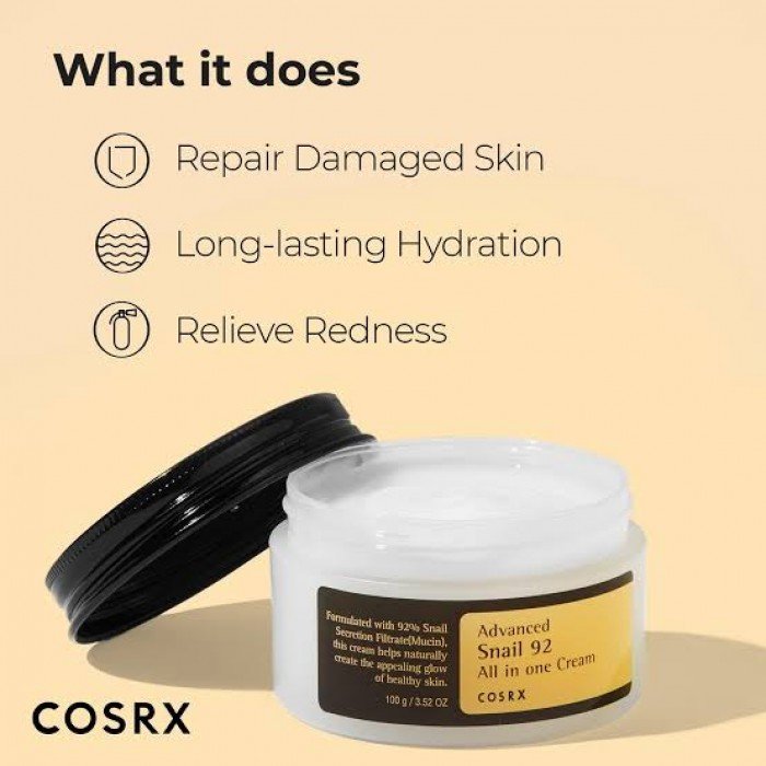 COSRX Advanced Snail 92 All in one Cream 50 ML COSRX Advanced Snail 92 All in One Cream | Veela Beauty