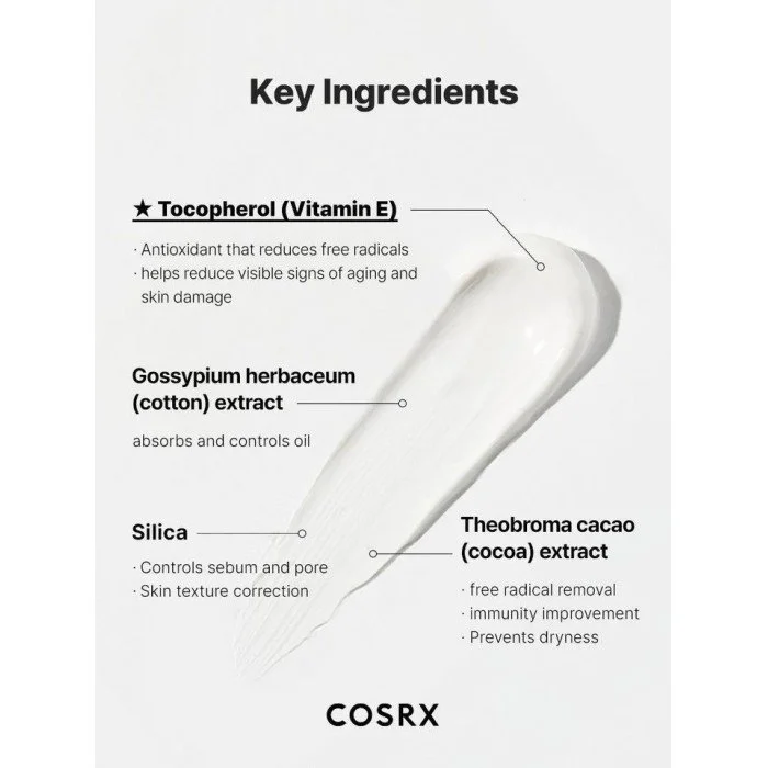 Cosrx Vitamin E Vitalizing Sunscreen 50ml
description This sunscreen offers strong and effective sun protection while Cosrx Vitamin E Vitalizing Sunscreen 50ml
description This sunscreen offers strong and effective sun protection while