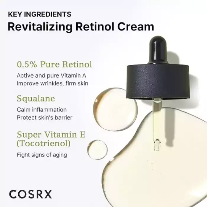 COSRX Retinol 0.5 Oil Anti-Aging with Vitamin E & Squalane COSRX Retinol 0.5 Oil Anti-Aging with Vitamin E & Squalane