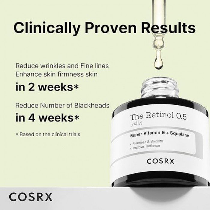 COSRX Retinol 0.5 Oil Anti-Aging with Vitamin E & Squalane