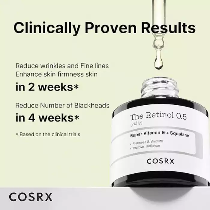 COSRX Retinol 0.5 Oil Anti-Aging with Vitamin E & Squalane COSRX Retinol 0.5 Oil Anti-Aging with Vitamin E & Squalane