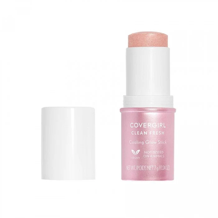 Get Your Glow On With Covergirl Clean Fresh Cooling Glow Stick. This Portable Shimmer Highlighter Instantly Cools Skin And Leaves It Looking Positively Radiant. | Veela Beauty Get Your Glow On With Covergirl Clean Fresh Cooling Glow