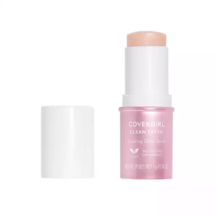 Get Your Glow On With Covergirl Clean Fresh Cooling Glow Stick. This Portable Shimmer Highlighter Instantly Cools Skin And Leaves It Looking Positively Radiant. | Veela Beauty Get Your Glow On With Covergirl Clean Fresh Cooling Glow