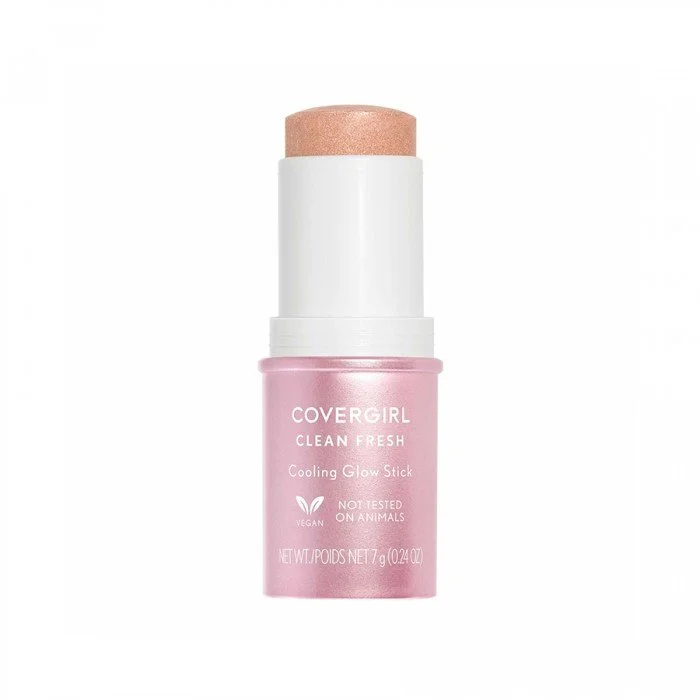 Get Your Glow On With Covergirl Clean Fresh Cooling Glow Stick. This Portable Shimmer Highlighter Instantly Cools Skin And Leaves It Looking Positively Radiant. | Veela Beauty Get Your Glow On With Covergirl Clean Fresh Cooling Glow