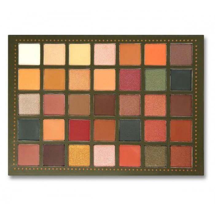 Step in style with Olivia. High quality professional grade formulas that makes blending easy. 35 Perfect colors packed with pigmentation convenient and suitable for all your shadow needs. | Veela Beauty soft texture, contains 35 different shades, is