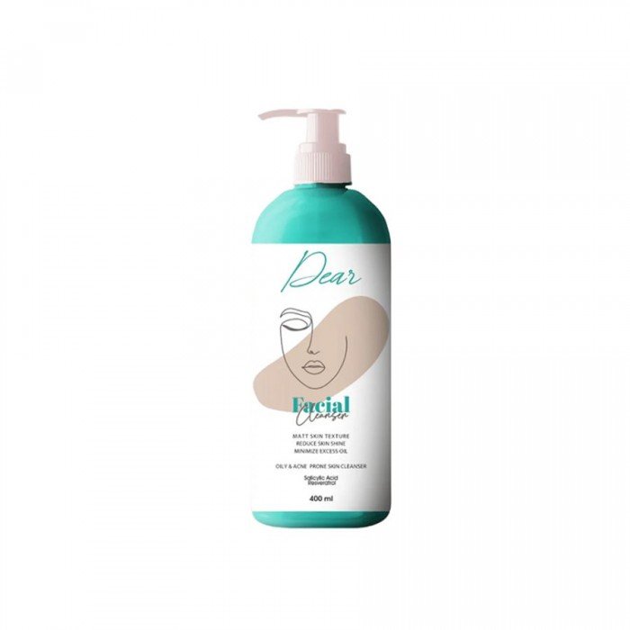 Dear Facial Cleanser For Oily Skin 400Ml
Benefits:Deep Cleansing: The cleanser effectively removes dirt, oil, and impurities