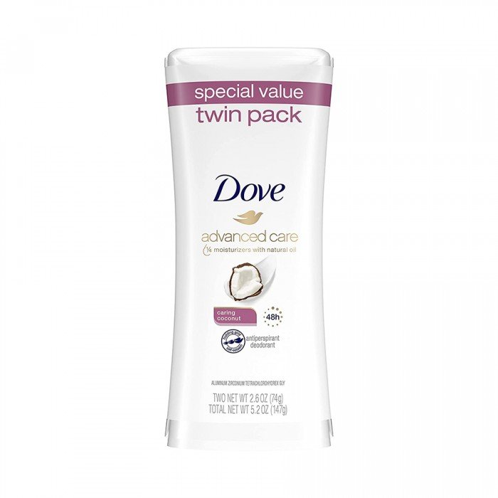 Dove Advanced Care Antiperspirant Deodorant Revive 2.6 oz, up to 48 hours of antiperspirant protection. Contains Dove NutriumMoisture and ¼ moisturizers. Can help reduce irritation after shaving. Refreshing, pomegranate | Veela Beauty Dove Advanced Care Antiperspirant Deodorant Revive 2 |