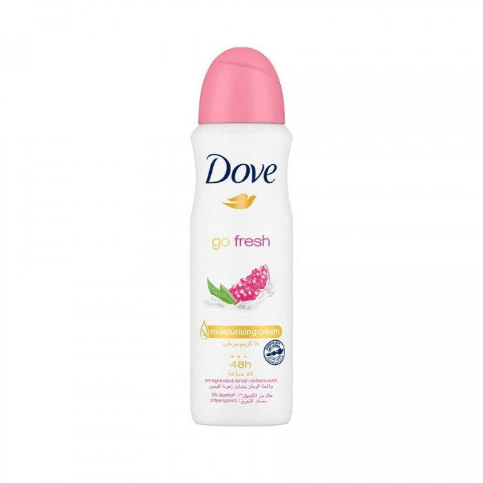 Dove Go Fresh Pomegranate Fragrance Antiperspirant Aerosol Spray For Women 150ml