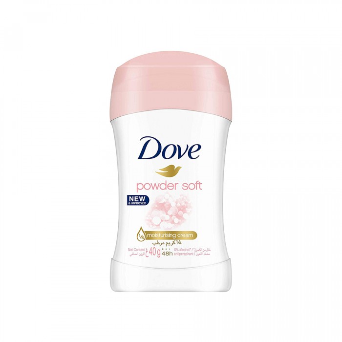 Dove New Powder Soft Moisturising Cream 40ml -Dove Anti-Perspirant powder is a deodorant specially designed to give 48-hour protection against sweating, odor, and wetness. -It has been dermatologically tested, has a lig | Veela Beauty Dove New Powder Soft Moisturising Cream 40ml | فييلا